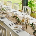 thumbnail image 6 of Linen Table Runner - Premium 100% Natural Flax Tablecloth Runner for Wedding, Party, Living Room Decoraton, 12"x106", 6 of 7