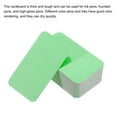 thumbnail image 4 of Uxcell 3.5" x 2" Blank Paper Business Cards Small Index Flash Cards Message Note Card, Green 300 Pack, 4 of 6