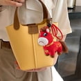 thumbnail image 6 of Crying Horse, 2026 Chinese New Year Horses Plush, 4.72in Funny Horse Plushie Figurine, Chinese Lunar New Year Mascot Zodiac Ornament for Home Store Tabletop Decor, Red (Crying), 6 of 7