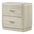thumbnail image 3 of Furniture of America Ventur Modern 2-Drawer Nightstand, Dusty Gray, 3 of 8