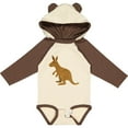 thumbnail image 3 of Inktastic Kangaroo Cute Boys or Girls Long Sleeve Baby Bodysuit, 3 of 5