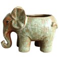 thumbnail image 1 of Coofit Succulent Pot Ceramic Elephant Flower Pot Succulent Planter Plant Pot for Home, 1 of 7