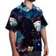 thumbnail image 2 of Starry bird Men's Short Sleeve Button Down Hawaiian Beach Printed Casual Shirts, 2 of 6
