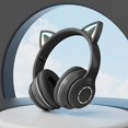 thumbnail image 1 of Diadema Gato Bluetooth inalámbrico Baja latencia larga duración RGB ST89M, 1 of 8