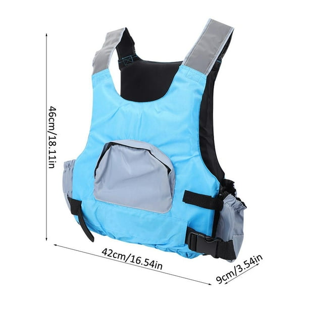 Fosa Life Vest,EPE Blue Adults Large Pocket Life Jacket Swim