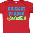 thumbnail image 4 of Inktastic Cricket Player in Training Boys or Girls Baby Bodysuit, 4 of 5
