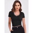 thumbnail image 3 of Crop Top Playera Sport Mujer Blusa Deportiva Gym Casual Dama LOLE Crop Top, 3 of 4