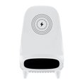 thumbnail image 1 of Mini chaise portable avec chargeur sans fil 15 W, station de charge sans fil, support de téléphone avec fonction haut-parleur musical, 1 of 4