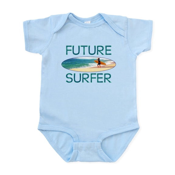 CafePress - Future Surfer Infant Bodysuit - Baby Light Bodysuit, Size Newborn - 24 Months