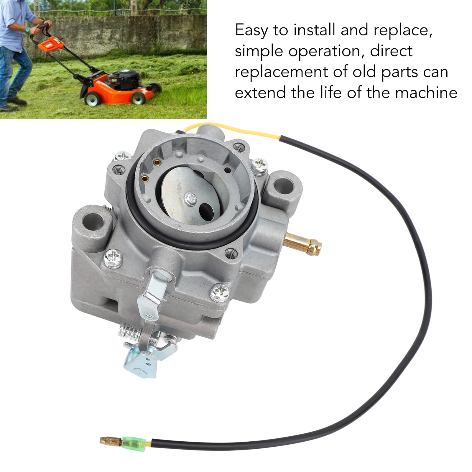 BIMZUC Carburetor Kit Assembly for John Deere 425 Kawasaki FD620D MIA11386 MIA12362 15004-0799 Lawn Mower Parts Aluminum Replacement