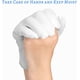 thumbnail image 2 of Guantes gruesos de algodón blanco 10 pares talla XL Adepaton YBY068-3, 2 of 3