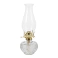 thumbnail image 1 of Lámpara de queroseno vintage con chimenea de cristal, farol de aceite retro para interior, lámpara de huracán decorativa para interior, farol de aceite para lámpara de huracán decorativa, 1 of 8
