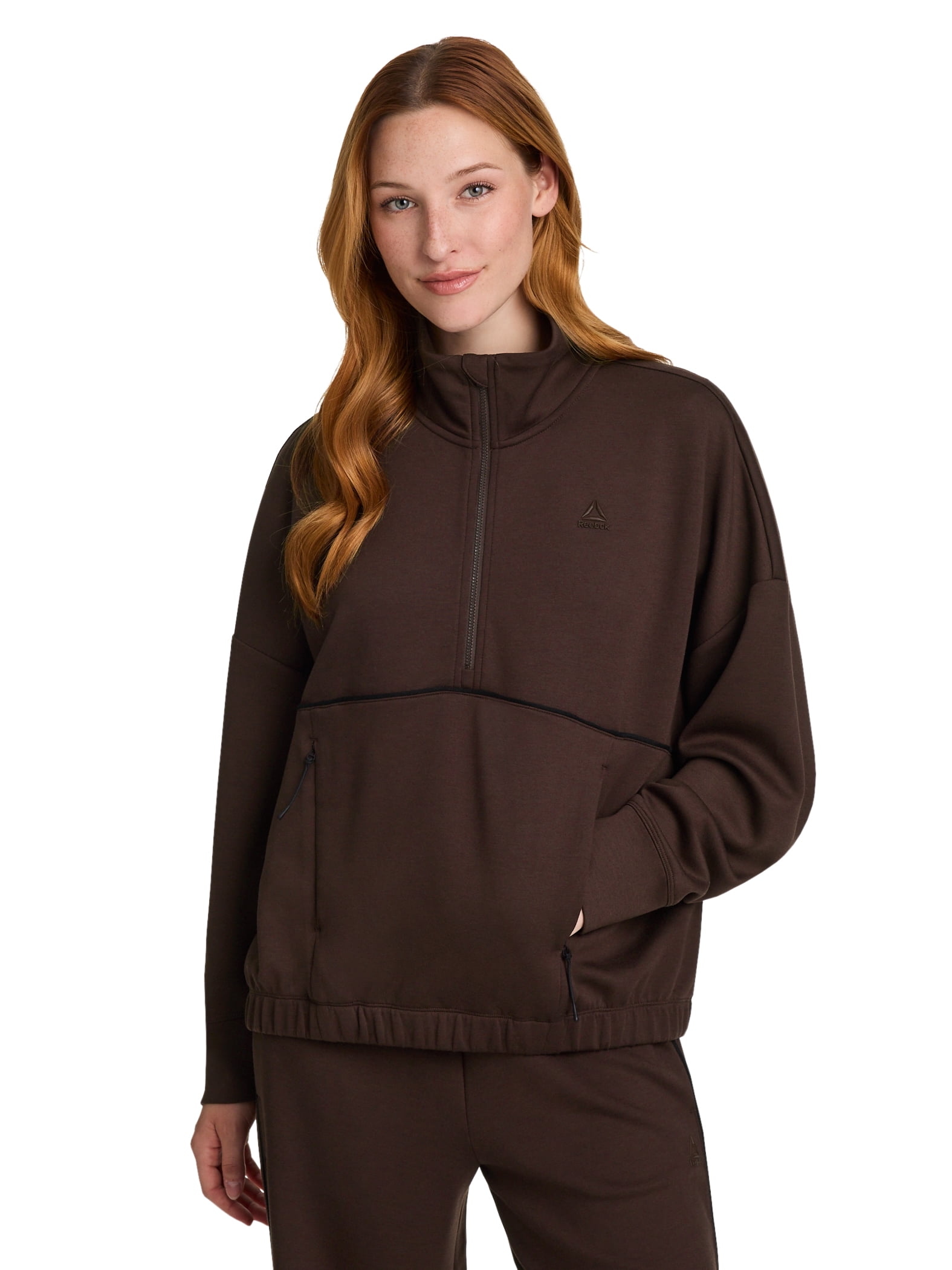 Reebok Women's Momentum 1/2 Zip Sweatshirt, Sizes XS-4X