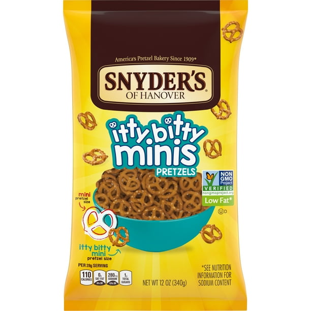 Snyder's of Hanover Pretzels, Itty Bitty Minis, 12 oz
