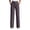 A1mm#-Purple, variant on Women's Dress Pants High Waist Straight Leg Soft Drape Fabric Elegant Minimalist Office Slacks