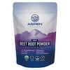 Organic Beetroot Powder - Nitric Oxide Supplement For Enhanced Performance, From Pure Red Beets, Add To Workout Shakes & Smoothies-30 Day Supply