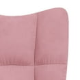 thumbnail image 5 of vidaXL Chaise de Détente Velours Rose, 5 of 5