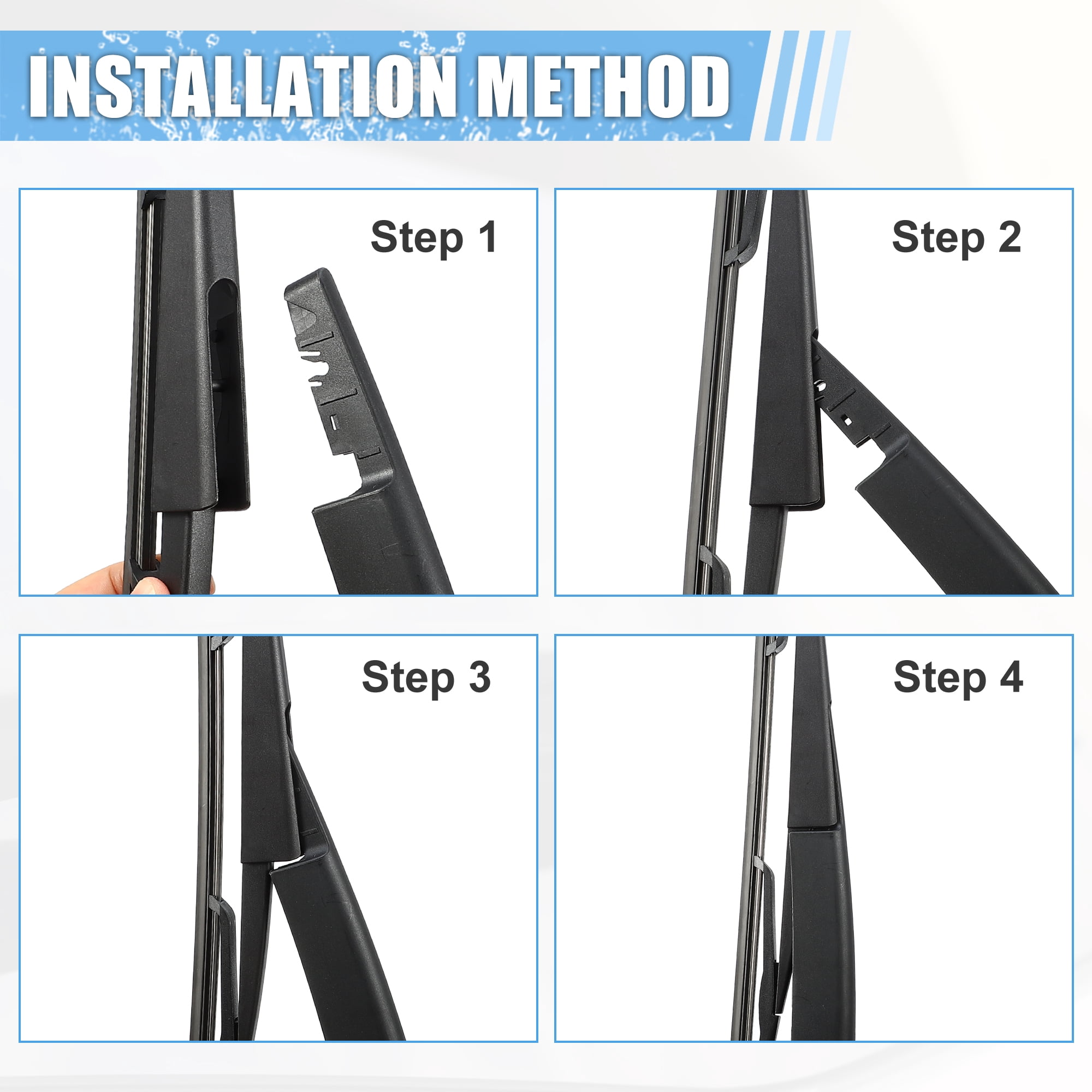 Unique Bargains Rear Wiper Blade Arm Set for Ford Expedition and for Lincoln Navigator