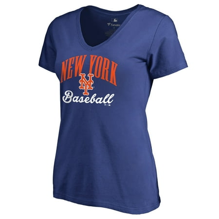 Women s Royal New York Mets Victory Script T-Shirt