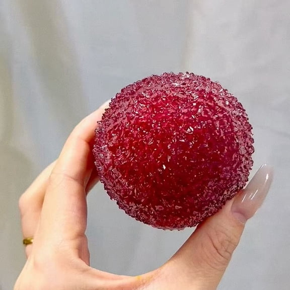 Slushy Bayberry Stress Ball Squishy Toy, Shapeable Non-rebound Fidget Toys, ASMR Sensory Slushy Squeeze Ball Anti Stress for Adults