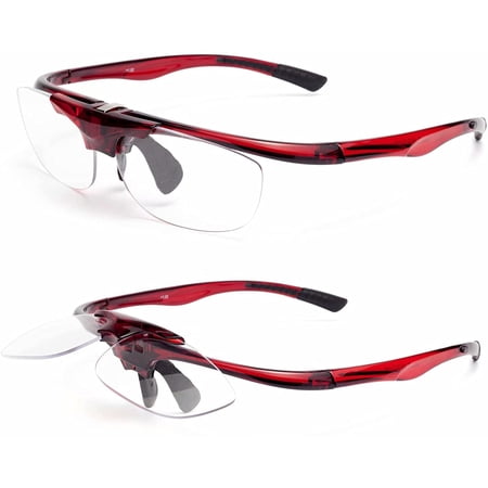 Flip Up Reading Glasses Super Light TR90 Frame Readers Comfort ...