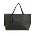 thumbnail image 1 of Bolsa George para Mujer, Tote de Hombro con Borla Negro Talla Único, 1 of 4