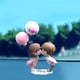thumbnail image 5 of 2 Pequeñas Figuras De Pareja De Dibujos Animados De Resina Decorativas Con Globo Para Mesa De Beso, 5 of 8