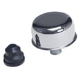 thumbnail image 2 of Trans Dapt Bouchon Respirant pour Carter 4871 Rond; Diamètre 2-3/4 Pouce; Style Push-In; Chrome; avec Illets, 2 of 5