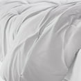 thumbnail image 5 of Serta Simply Clean 3 Piece Pleated Comforter Bedding Set, Comforter and Pillow Shams, Full/Queen, Grey, 5 of 9