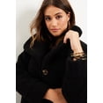thumbnail image 4 of June + Vie Women's Plus Size Maxi Teddy Fleece Coat, 4 of 6