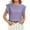 Purple, variant on Women's Summer New Round Neck Raglan Sleeve Solid Color Casual T Shirt Top Turtle Tees And Shirts Women Womens Solid Color Top Womens Athletic Tee Shirts Womens Tops And Tees Short T Shirt T Shirt