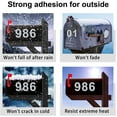 thumbnail image 6 of ZTTD Mailbox Numbers for Outside 5 Sets 0-9 Reflective Number Stickers Strong Self Adhesive Address Numbers for Houses Silver 4 Inch, 6 of 9