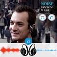 thumbnail image 3 of YUNOVA Small Bluetooth Headphones Wrap Around Head - Sports Wireless Headset with Built in Microphone and Crystal-Clear Sound, Foldable and Carried in The Purse, and 12-Hour Battery Life, 3 of 7