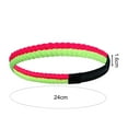 thumbnail image 5 of Ettsollp Sports Headband Great Sweat Absorption Capacity High Elastic Stretch Soft Non-slip Breathable Braided Colorful Reusable Yoga Jogging Pilates Workouts Headband, 5 of 8