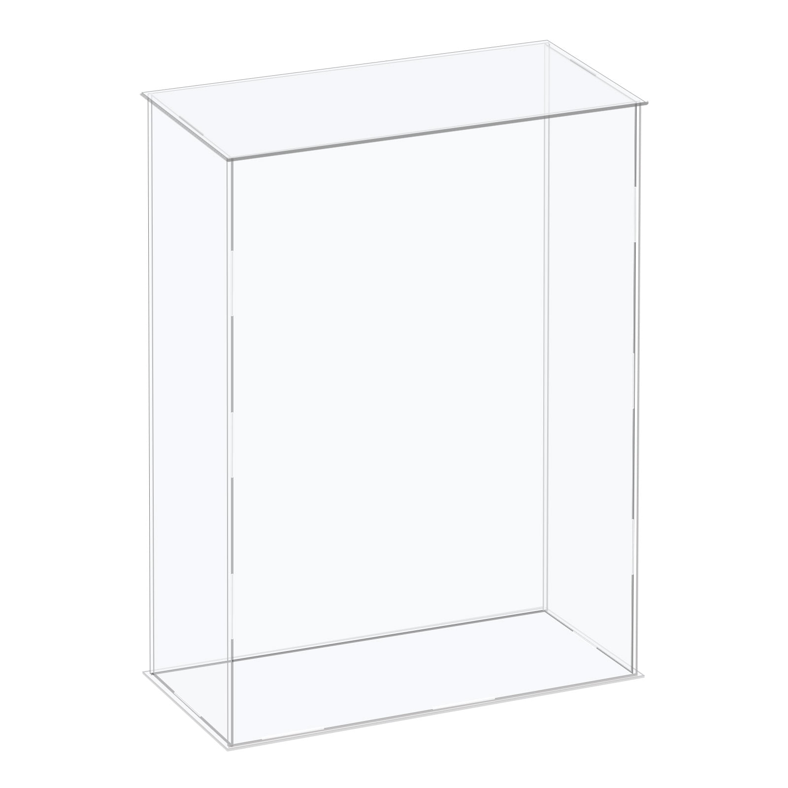 Acrylic Display Case Plastic Box Cube Storage Box Clear Assemble