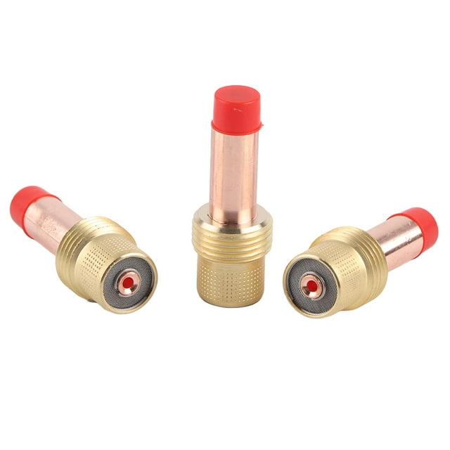 Lot de 3 lentilles à gaz pour corps de pince 45 V 26 pour torche de soudage TIG WP-17/18/26 2,4 mm