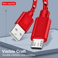 thumbnail image 5 of Cable micro USB OLAF de 5 V y 2,4 A, 1 m, 2 m y 3 m, de carga rápida para Samsung, Huawei, Xiaomi y Android., 5 of 5