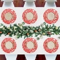 thumbnail image 7 of GZHJMY Christmas Decorations Placemats 1Pcs,Holidays PVC Weave Place Mats Table Mats Non-Slip Easy to Clean for Home Kitchen BBQ Party Table Decor,15.4", 7 of 7