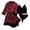 A-Brick Red61, variant on Women's Lace Trimmed 4-Piece Pajama Set Elegant Nighttime Comfortable Sleepwear Separates