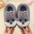thumbnail image 4 of Vedolay Home Shoes for Toddler Girls Fashion Winter Boys Girls Slippers Grey,24, 4 of 5