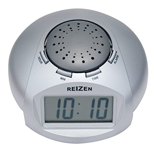 reizen big lcd display talking alarm clock instructions for sale