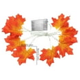 thumbnail image 3 of Xihbxyly Luces de Hoja de Arce para Acción de Gracias, Cadena a Pilas, Modo Intermitente y Estable, Decoración de Jardín Exterior, Ideal para Bodas y Fiestas, 3 M de Largo, 20 Led, 3 of 5