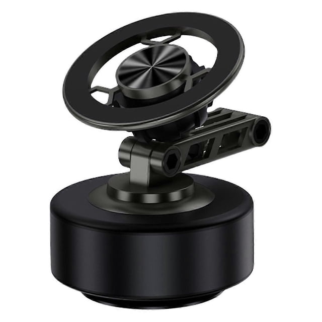 Soporte magnético para teléfono móvil con ventosa para coche, soporte plegable para teléfono móvil, color negro.