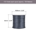 thumbnail image 2 of Unique Bargains Beading Thread Bracelet Weave Bead Craft Cord 0.5mm 159M/Roll (173-Yards) Decorative String, Deep Grey, 2 of 7
