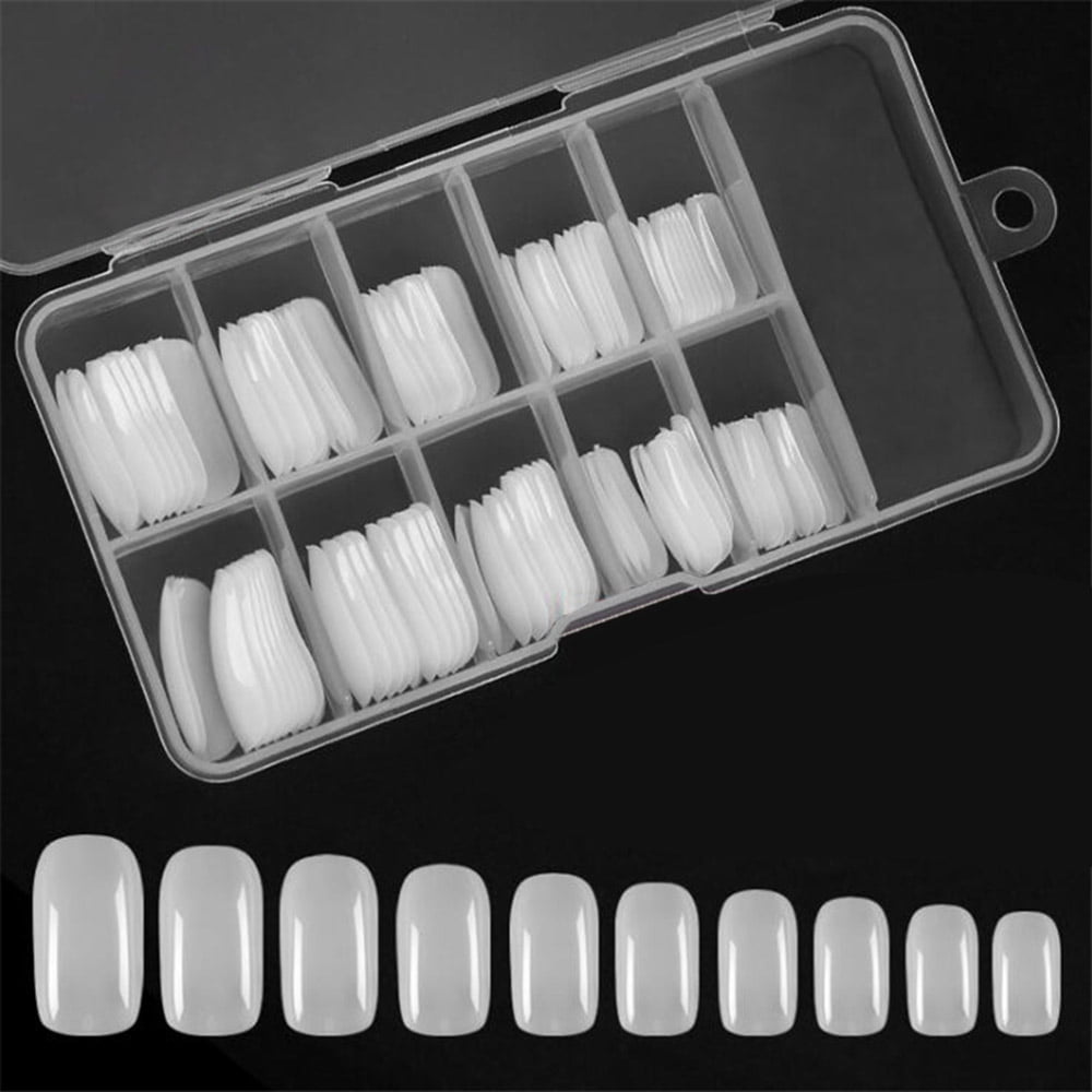 100PCs Fake Nails False Nails Tips Full Cover False Nails / Half Cover