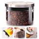 thumbnail image 5 of Cateissary Tarro de almacenamiento de 330ML, plástico transparente, acero inoxidable, botella de almacenamiento de silicona, organizador de contenedores Organizadores de utensilios de cocina Cateissary HA017322-00, 5 of 6