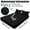 BLACK, variant on Four sizes, multiple colors, waterproof mattress protector - soft and breathable large bed waterproof mattress cover, noise free, washable cooling mattress pad - equipped with stretchable 18 inch dee