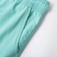 thumbnail image 5 of YAYUBA Men's Swim Trunks 7 Inch Quick Dry Drawstring Mens Swimsuit with Compression Liner Light Upf Beach Men Swim Brief,S,Mint Green-1, 5 of 5