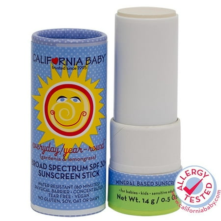 California Baby Écran solaire SPF 30, à longueur d'année, 0,5 Oz