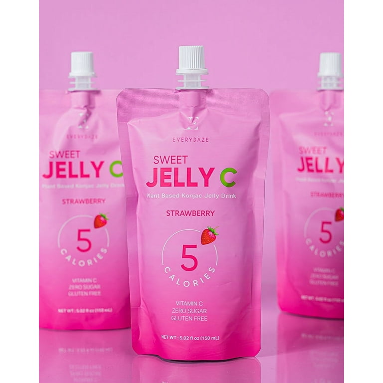 Everydaze Sweet Jelly C Squeezable Konjac Jelly, Strawberry